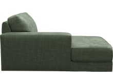Monica Tribute Dark Jade Left Arm Facing Chaise Module color Tribute Dark Jade