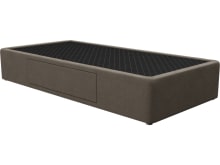 Zenith Kids 1 Storage Drawer Bed Base Muse Mink color Muse Mink