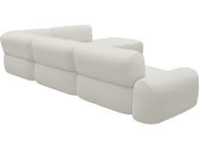Beckett Tribute Shell Modular Sofa - 6 Piece color Tribute Shell