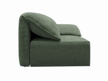 Clarence Tribute Dark Jade 2 Seat Right Arm Facing Sofa Module color Tribute Dark Jade