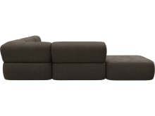 Beckett Muse Mink Modular Sofa - 6 Piece color Muse Mink