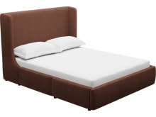 Lucy Drawer Bed Muse Rust color Muse Rust