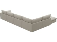 Willow Toorak Pearl Modular Sofa - 6 Seater LAF Terminal color Toorak Pearl