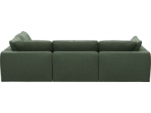 Cloud Deep Tribute Dark Jade Modular Sofa - 4 Piece color Tribute Dark Jade