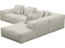 Riley Noa Desert Modular Sofa - Arm, 2x Armless, Corner, Right Terminal color Noa Desert