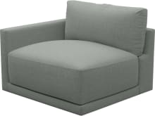 Haven Tribute Storm Left Arm Facing Chair Sofa Module color Tribute Storm