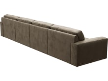 Monica Tribute Walnut Sofa - 4 Seater color Tribute Walnut