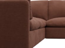 Willow Muse Rust Corner Sofa - 5 Seater color Muse Rust