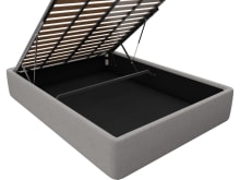 Leo Gas Lift Bed Base View Steel color View Steel