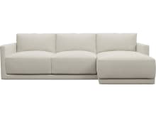 Haven Apt Toorak Pearl Chaise Sofa color Toorak Pearl