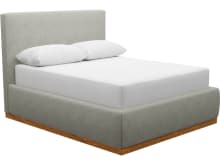 Haven Dark Gas Lift Bed Toorak Pebble color Toorak Pebble