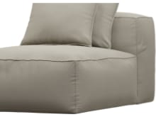 Riley Plaza Natural Module Chaise color Plaza Natural