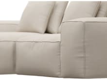 Riley Santa Fe Sand Modular Sofa - 2 Seater Chaise color Santa Fe Sand