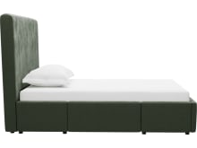 Aria Muse Forest Left Drawer Storage Bed color Muse Forest