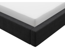 Felix Gas Lift Bed Plaza Flint Grey color Plaza Flint Grey