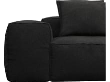 Riley California Charcoal Modular Sofa - 1x Arm, 2x Armless, 1x Right Terminal color California Charcoal