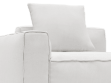 Riley Apt Muse Frost Left Arm Facing Chair Module color Muse Frost
