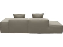 Riley Plaza Natural Modular Sofa - 1x Arm, 1x Armless, 1x Left Terminal color Plaza Natural