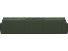 Monica Tribute Dark Jade Chaise Sofa - 3 Seater color Tribute Dark Jade