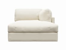 Finley Alpine Mist Right Arm Facing Chaise Module color Alpine Mist