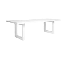Balmain Dining Table White color White