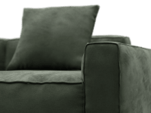 Riley Apt Muse Forest Sofa - 3 Seater Chaise color Muse Forest