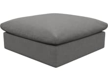 Willow California Slate Ottoman color California Slate