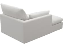 Willow Muse Frost Chaise Left Arm Facing Sofa Module color Muse Frost