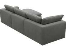 Cloud Deep Maya Flint Modular Sofa - 3 Seater Chaise color Maya Flint