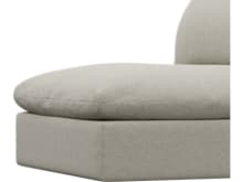 Willow Noa Desert Armless Sofa Module color Noa Desert