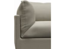Finley Plaza Natural Armchair color Plaza Natural