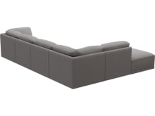 Emily Modular Sofa View Steel - 6 Piece color View Steel