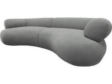 Colette Maya Flint Sofa - 3 Seater color Maya Flint