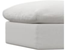 Willow Muse Frost Ottoman color Muse Frost