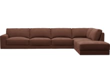 Monica Muse Rust Sofa - 6 Seater RAF Terminal color Muse Rust