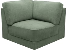 Monica Tribute Dark Jade Corner Sofa Chair Module color Tribute Dark Jade