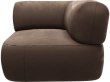 Beckett Muse Chocolate Sofa Module Corner color Muse Chocolate