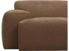 Copenhagen Tribute Chestnut Left Arm Facing Sofa Module color Tribute Chestnut