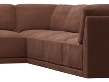 Emily Modular Sofa Muse Rust - 6 Piece color Muse Rust