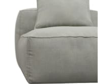 Riley Toorak Pebble Module Chaise color Toorak Pebble