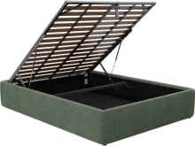 Leo Gas Lift Bed Base Tribute Dark Jade color Tribute Dark Jade