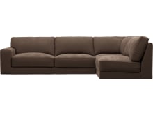 Monica Muse Chocolate Sofa - 4 Seater RAF Terminal color Muse Chocolate
