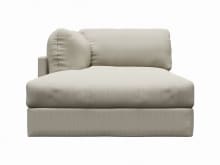 Finley Plaza Natural Left Arm Facing Chaise Module color Plaza Natural