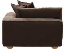 Tully Muse Chocolate Right Arm Facing Chair Module color Muse Chocolate