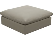Willow Plaza Natural Ottoman color Plaza Natural