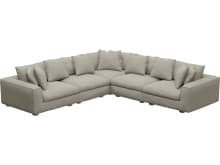 Tully Plaza Natural Modular Sofa - 5 Piece color Plaza Natural