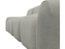 Beckett Toorak Pebble Modular Sofa - 4 Seater color Toorak Pebble