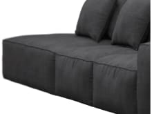 Riley Plaza Flint Grey Modular Sofa - 1x Arm, 2x Armless, 1x Left Terminal color Plaza Flint Grey