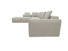 Riley Apt Noa Desert Sofa - 6 Seater LAF Terminal color Noa Desert