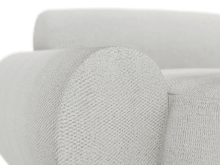 Malmo Kent Bisque Chaise Left Arm Facing Sofa Module color Kent Bisque